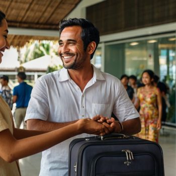 Leonardo_Kino_XL_Dubai_tourist_with_local_Balinese_tour_guide_2